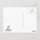 Benutzerdefinierte Postkarte des Wissenschaftsassi (Rückseite)