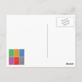 Benutzerdefinierte Postkarte für Dateischränke (Rückseite)