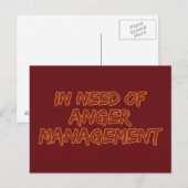 Benutzerdefinierte Postkarte für die Anwaltsverwal (Vorne/Hinten)
