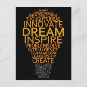 Benutzerdefinierte Postkarte für Inspirationslampe (Vorderseite)