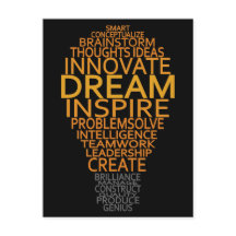 Benutzerdefinierte Postkarte für Inspirationslampe