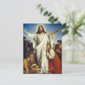 Benutzerdefinierte Postkarte "Komm zu mir" (Stehend Vorderseite)