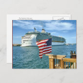 Benutzerdefinierte Postkarte SailAway (Vorne/Hinten)