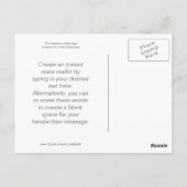 Benutzerdefinierte Postkarte SailAway (Rückseite)