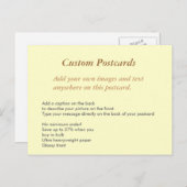 Benutzerdefinierte Postkarten (Vorne/Hinten)