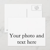 Benutzerdefinierte Postkarten (Vorne/Hinten)