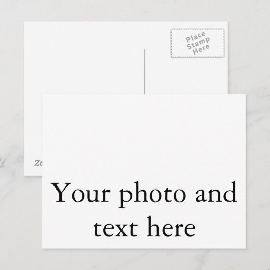 Benutzerdefinierte Postkarten (Vorne/Hinten)