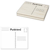 Benutzerdefinierte Postkarten-Briefmarke Gummistempel (Stempel)