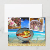 BENUTZERDEFINIERTE POSTKARTEN- CANCUN COLLAGE 6 POSTKARTE (Vorne/Hinten)