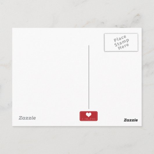 Benutzerdefinierte Postkarten für das erste Mutter (Rückseite)