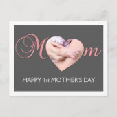 Benutzerdefinierte Postkarten für das erste Mutter (Vorderseite)