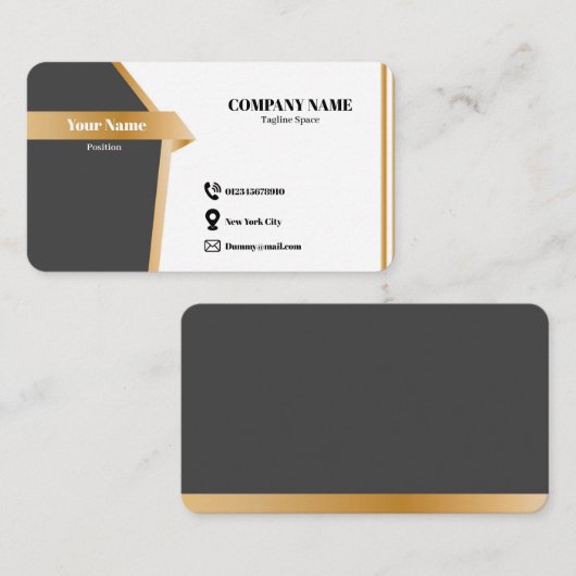Benutzerdefinierte Premium Elegante Business Card Visitenkarte (Vorne/Hinten)