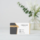 Benutzerdefinierte Premium Elegante Business Card Visitenkarte (Stehend Vorderseite)