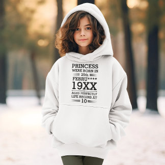 Benutzerdefinierte Princess waren im Datumsmonatsa Hoodie