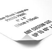 Benutzerdefinierte Print 4" x 4" Foto Druckvorlage (Ecke)