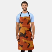 Benutzerdefinierte Print-GRILLEN-Schürze für Koch  Schürze (Getragen)