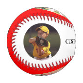 Benutzerdefinierte Print-Werbebasen mit Ihrem Foto Baseball (Vorderseite Links)