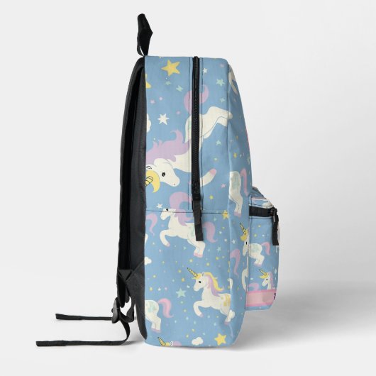 Benutzerdefinierte Prinzessin Unicorn Bedruckter Rucksack (Links)