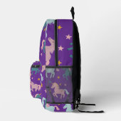 Benutzerdefinierte Prinzessin Unicorn Bedruckter Rucksack (Rechts)