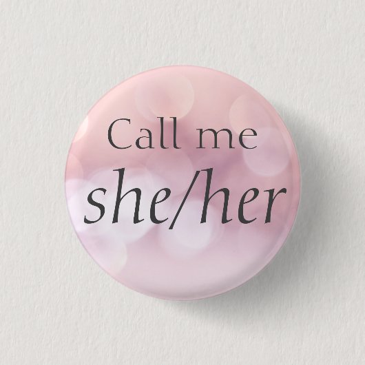 Benutzerdefinierte Pronomen Button (Vorderseite)