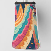 Benutzerdefinierte psychedelische Putter-Golfkopfa Golf Headcover (Rotieren 90)