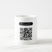 Benutzerdefinierte qcode-Kennwörter scannen einfac Kaffeetasse (Mittel)