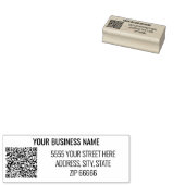 Benutzerdefinierte QR-Code-Adresse Rubber-Briefmar Gummistempel (Stempel)