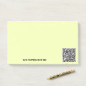 Benutzerdefinierte QR-Code-Anmerkungen zum Aufkleb Post-it Klebezettel (Auf Schreibtisch)