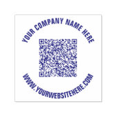 Benutzerdefinierte QR-Code-Briefmarke Permastempel (Design)