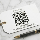 Benutzerdefinierte QR-Code-Briefmarke Permastempel