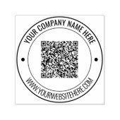 Benutzerdefinierte QR-Code-Briefmarke Permastempel (Design)