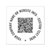 Benutzerdefinierte QR-Code-Briefmarke Permastempel (Design)
