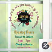 Benutzerdefinierte QR-Code-Fensteraufkleber für Sc Fensteraufkleber (Zuhause)