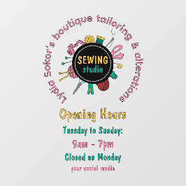 Benutzerdefinierte QR-Code-Folienaufkleber für Sch Fensteraufkleber