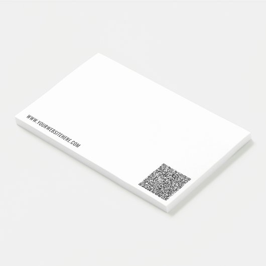 Benutzerdefinierte QR-Code Geschäft Post-it® Notiz (angewinkelt)