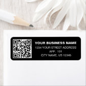 Benutzerdefinierte QR-Code Geschäftsname Schwarze (Insitu)