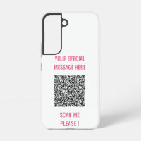 Benutzerdefinierte QR-Code-Info Ihr spezieller Tex