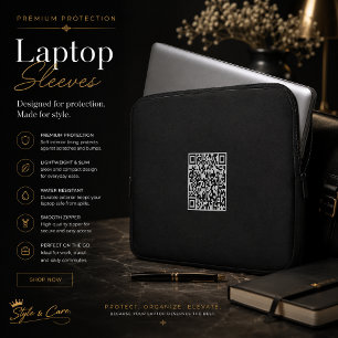 Benutzerdefinierte QR-Code-Laptop-Hülle für Marken Laptopschutzhülle