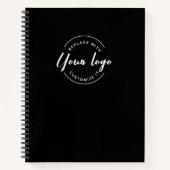 Benutzerdefinierte QR-CODE-Logo-Website Werbung sc Notizblock (Vorderseite)