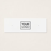 Benutzerdefinierte QR-Code-Ohrring-Display-Karte (Vorderseite)