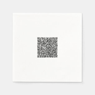 Benutzerdefinierte QR-Code Personalisierte Serviet Serviette