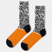 Benutzerdefinierte QR-Code-Personalisierte Socken  (Linkes Detail)