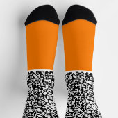 Benutzerdefinierte QR-Code-Personalisierte Socken  (Oben)