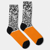 Benutzerdefinierte QR-Code-Personalisierte Socken  (Rechts)