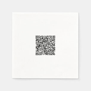 Benutzerdefinierte QR-Code-Prüfung Info zu Persona Serviette