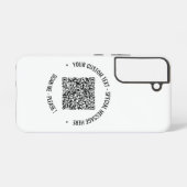 Benutzerdefinierte QR-Code-Prüfung Info zu Text un Samsung Galaxy Hülle (Rückseite (Horizontal))