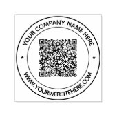 Benutzerdefinierte QR-Code-Prüfung Informationen z Permastempel (Design)