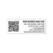 Benutzerdefinierte QR-Code-Scan-Info-Adresse Rubbe Gummistempel (Prägung)