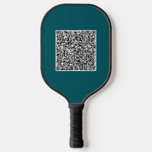 Benutzerdefinierte QR-Code-Scan-Info-Farben Pickle Pickleball Schläger