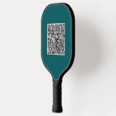 Benutzerdefinierte QR-Code-Scan-Info-Farben Pickle Pickleball Schläger (Links)